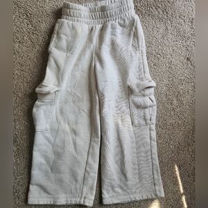 GAP Kids Cream Cargo Joggers